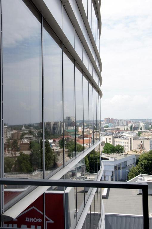 Skytech Most City Hotel 19 Floor Panoramic View Dnipro Exterior foto